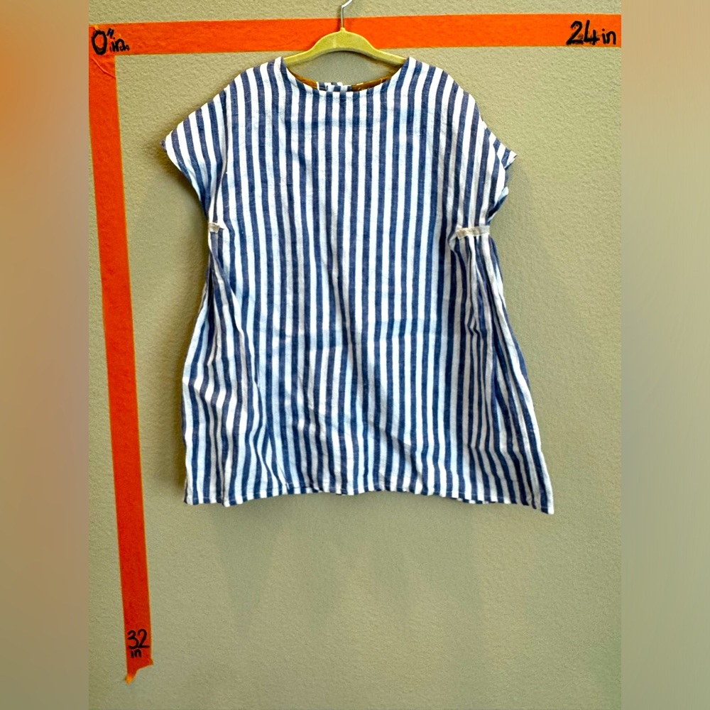 Soor Ploom linen blue dress